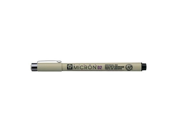 Een Fineliner Sakura Pigma Micron 02 0.3mm zwart koop je bij Kantorice office & business supplies