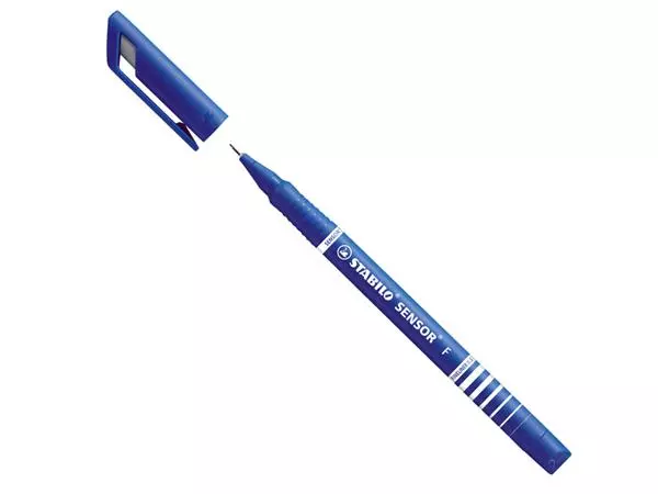 Een Fineliner STABILO Sensor 189/41 F blauw koop je bij All Office Kuipers BV