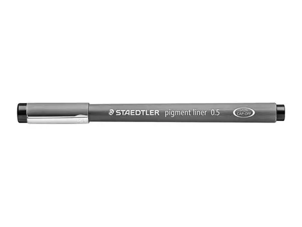 Een Fineliner Staedtler Pigment 308 zwart 0.5mm koop je bij WinkelVolWinkels