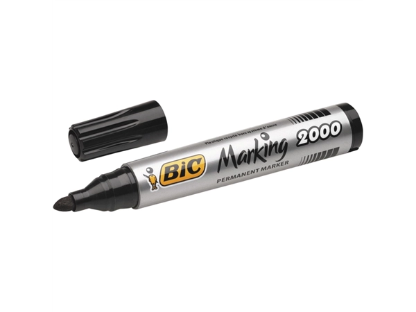 Een Viltstift Bic 2000 ecolutions rond large zwart koop je bij WinkelVolWinkels