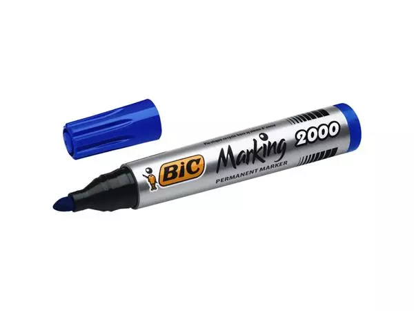 Een Viltstift Bic 2000 ecolutions rond large blauw koop je bij Holster Kantoortotaal