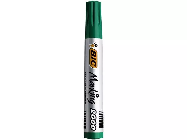 Een Viltstift Bic 2000 ecolutions rond large groen koop je bij Continu Kantoor