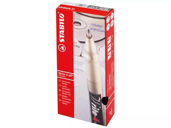 Buy your Viltstift STABILO Write-4-All 146/46 medium zwart at QuickOffice BV