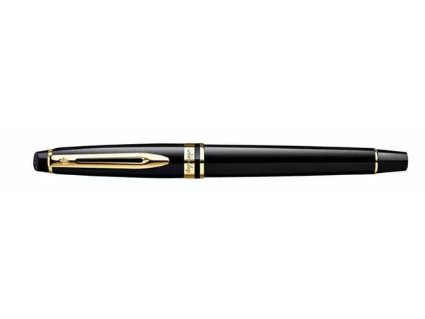 Een Rollerpen Waterman Expert black lacquer GT fijn koop je bij "De Waal" Kantoor Efficiency