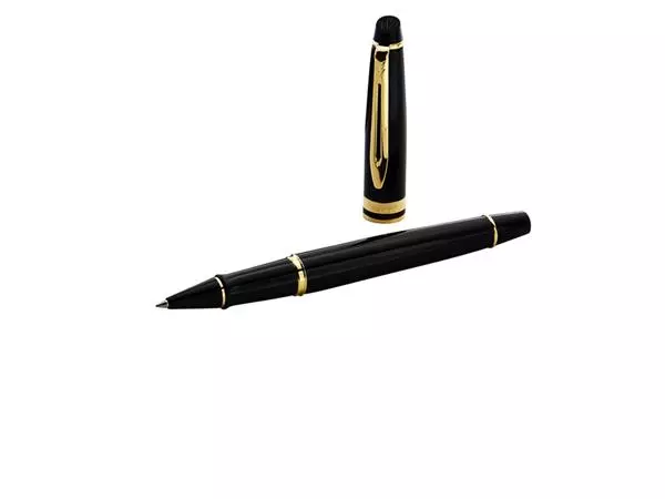 Een Rollerpen Waterman Expert black lacquer GT fijn koop je bij Sysdicom BV