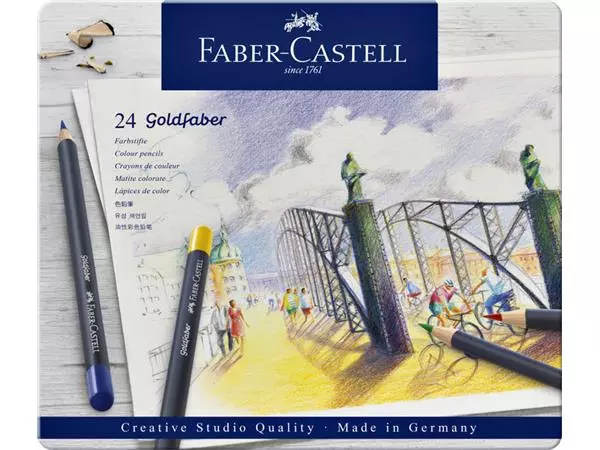 Een Kleurpotlood Faber-Castell GF 24st assorti koop je bij VDP Office