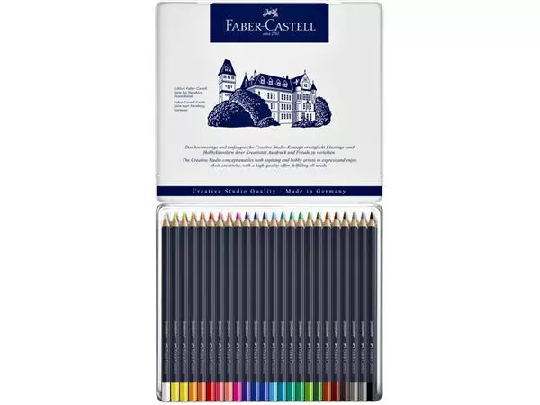 Een Kleurpotlood Faber-Castell GF 24st assorti koop je bij All Office Kuipers BV