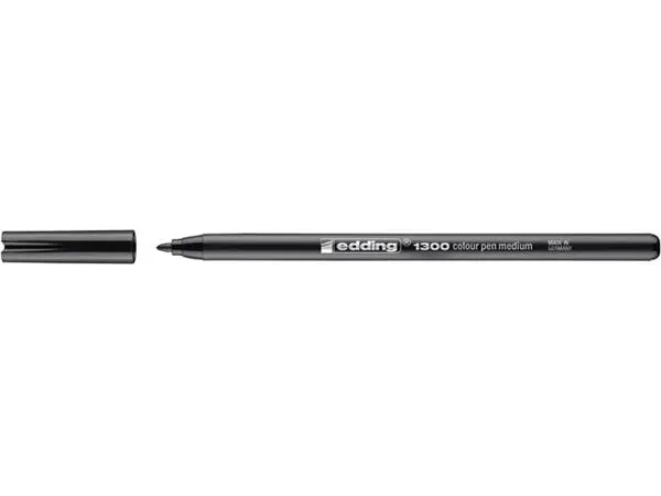 Fineliner edding 1300 medium zwart