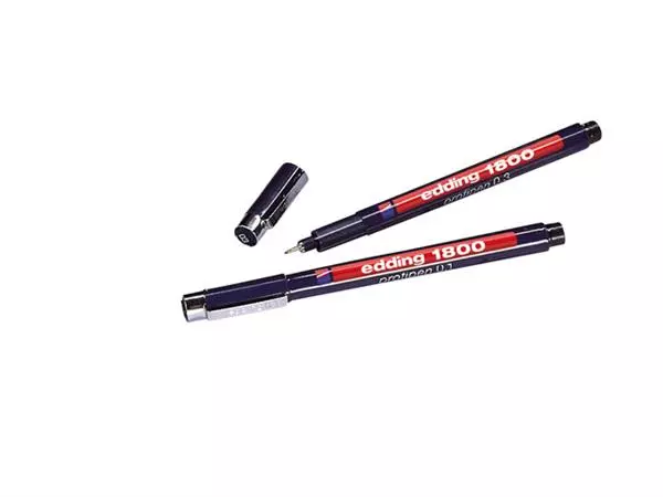 Een FINELINER EDDING 1800 0.1-0.3-0.5MM ZWART koop je bij Jacobs