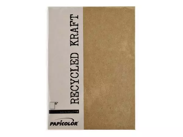Een Kopieerpapier Papicolor A4 220gr 6vel kraft bruin koop je bij Schellen Boek- en Kantoorboekhandel