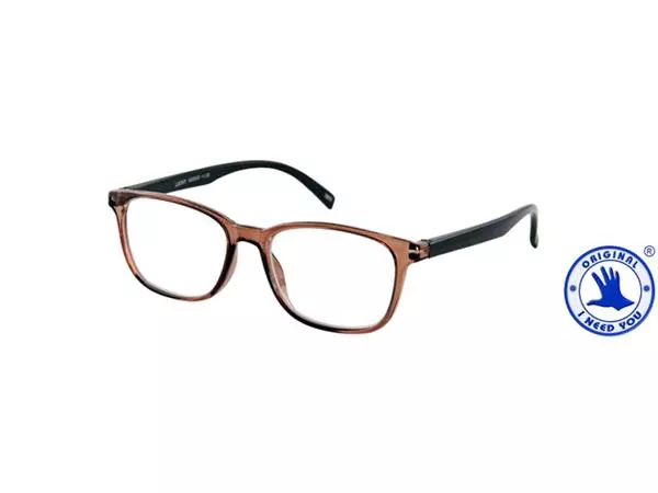 Een Leesbril I Need You +2.50dpt Lucky bruin-zwart koop je bij All Office Kuipers BV