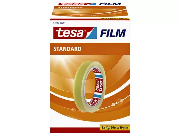 Een Plakband tesafilm® Standaard 66mx19mm transparant koop je bij Jacobs