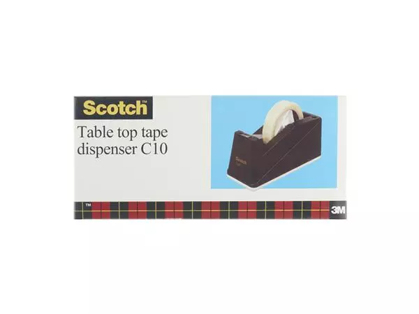 Een Plakbandhouder Scotch C10 verzwaard zwart koop je bij QuickOffice BV