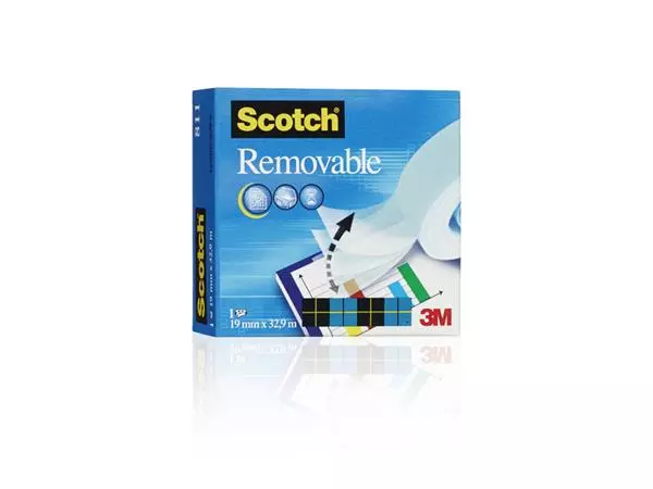 Een Ruban adhésif Scotch 811 33mx19mm invisible amovible mat koop je bij QuickOffice BV