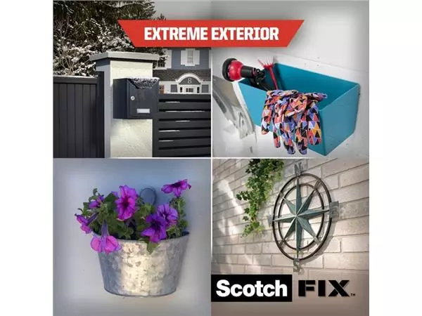 Een Plakband Scotch Extreme Exterior 19mm x 1,5m dubbelzijdig koop je bij VDB Office Express B.V.