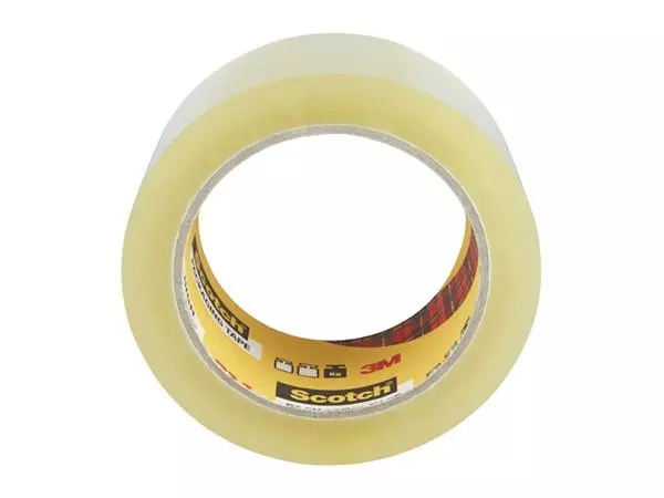 Een Verpakkingstape Scotch Heavy 50mmx66m transparant 6 rollen koop je bij Clippz! Office Supplies