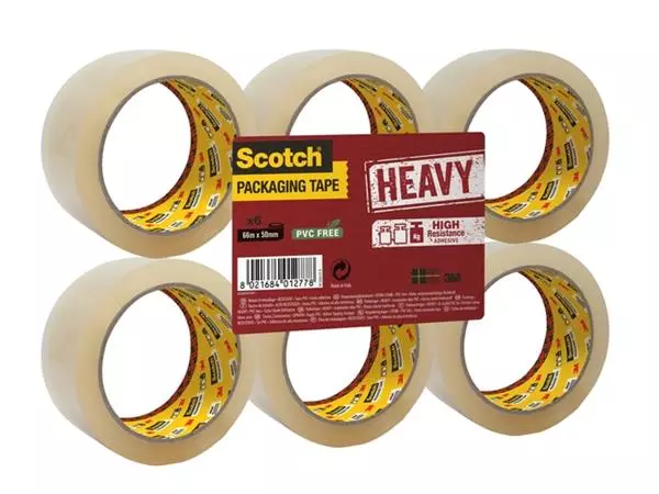 Een VERPAKKINGSTAPE SCOTCH HV5066 50MMX66M TRANSPARANT koop je bij Jacobs