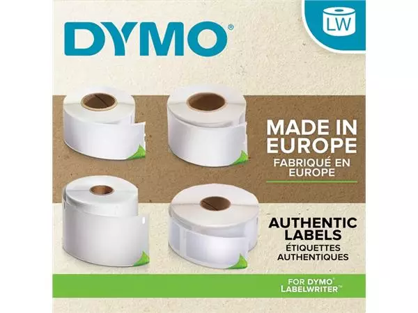 Een Etiket Dymo LabelWriter industrieel 104x159mm 1 rol á 200 stuks wit koop je bij Schellen Boek- en Kantoorboekhandel