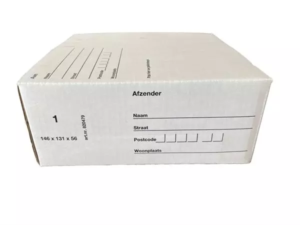 Een Postpakketbox IEZZY 1 146x131x56mm koop je bij De Joma BV