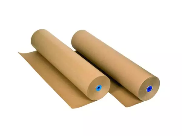 Een Inpakpapier IEZZY 70gram 70cmx220m kraft bruin koop je bij WinkelVolWinkels