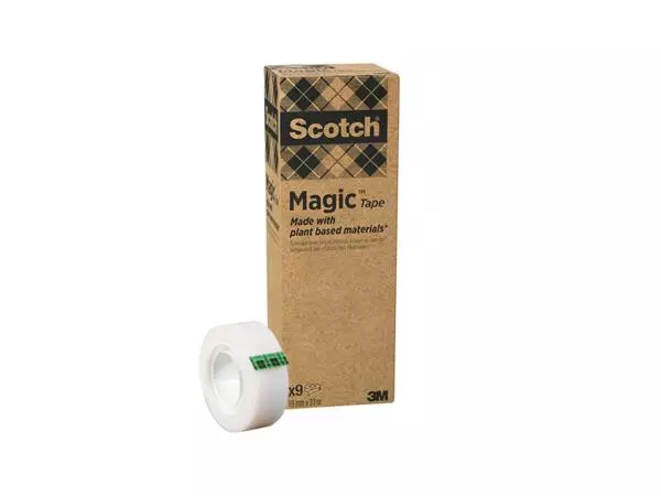 Plakband Scotch Magic 900 19mmx33m onzichtbaar mat