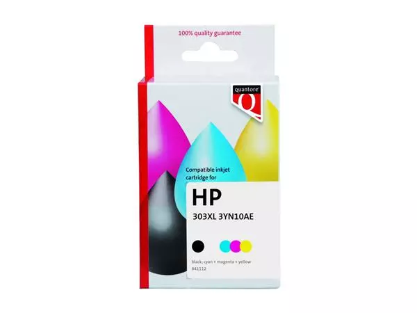 Een Inktcartridge Quantore alternatief tbv HP 3YN10AE 303XL zwart + 3 kleuren koop je bij Supply Mij