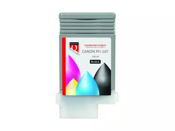 Inktcartridge Quantore alternatief tbv Canon PFI-107 zwart