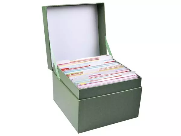 Een Wenskaartenbox Paperclip diverse thema's 75 kaarten koop je bij Schellen Boek- en Kantoorboekhandel