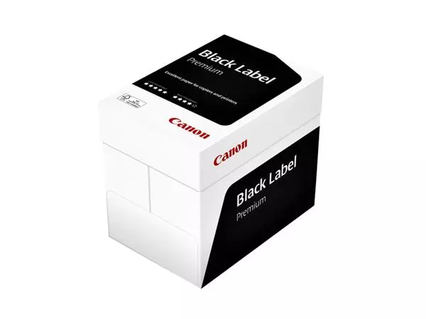 Een Kopieerpapier Canon Black Label Premium A4 80gr wit 500vel koop je bij Schellen Boek- en Kantoorboekhandel