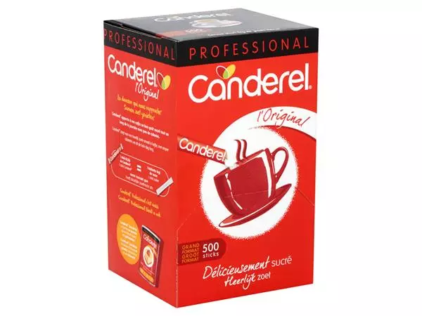 Een Zoetstofstick Canderel 500x0.5gr koop je bij WinkelVolWinkels