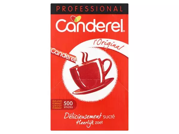 Een Zoetstofstick Canderel 500x0.5gr koop je bij Friese Schrijfkamer