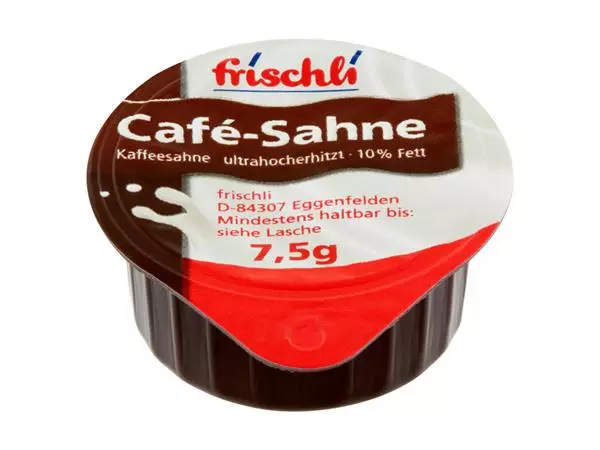 Een Koffieroom Frischli halfvolle melk 7,5 gram 240 cups koop je bij De Joma BV