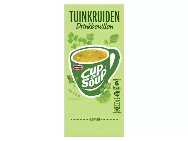 Een Cup-a-Soup Unox heldere bouillon tuinkruiden 175ml koop je bij All Office Kuipers BV