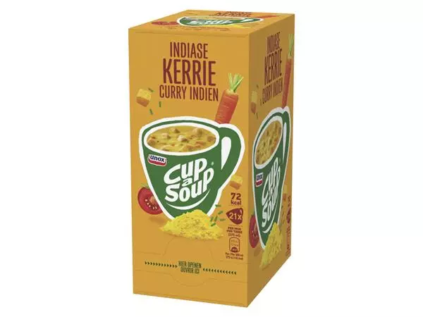 Een Cup-a-Soup Unox Indiase kerrie 175ml koop je bij Friese Schrijfkamer