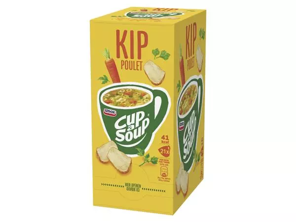 Een Cup-a-Soup Unox kip 21x175ml koop je bij PrimaOffice