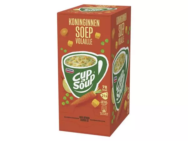 Een Cup-a-Soup Unox koninginnensoep 21x175ml koop je bij Topkantoor Repro Creatief