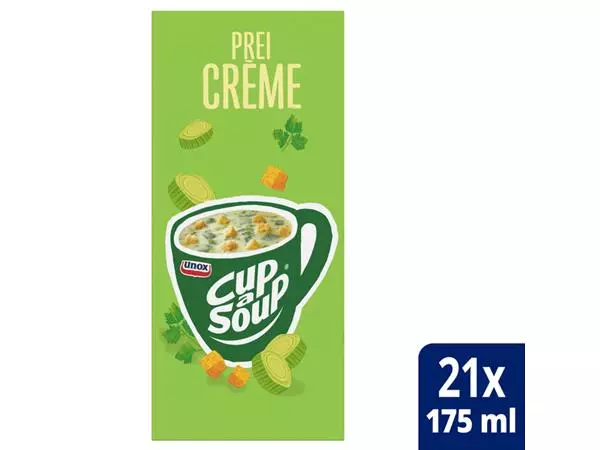 Een Cup-a-Soup Unox prei-crème 21x175ml koop je bij Company Supplies