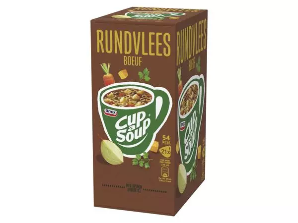 Een Cup-a-Soup Unox rundvlees 175ml koop je bij Friese Schrijfkamer