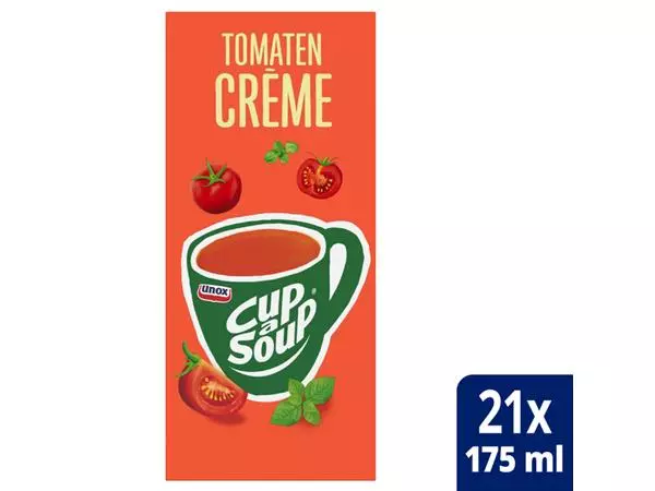 Een Cup-a-Soup Unox tomaten crème 175ml koop je bij iPlusoffice