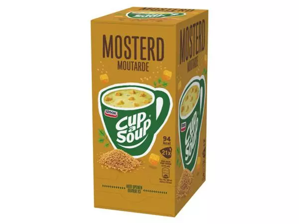 Een Cup-a-Soup Unox mosterd 175ml koop je bij Friese Schrijfkamer