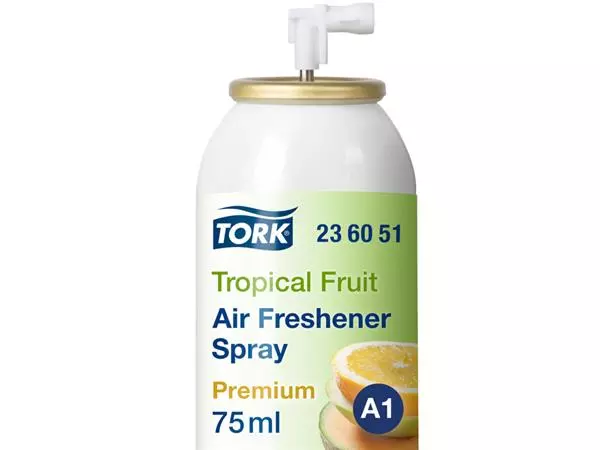 Luchtverfrisser Tork A1 spray met tropische fruitgeur 75ml 236051