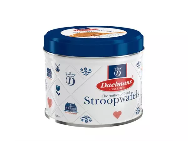 Een Stroopwafels Daelmans cadeaublik 230gr koop je bij Den Otter Kantoorpartners B.V.