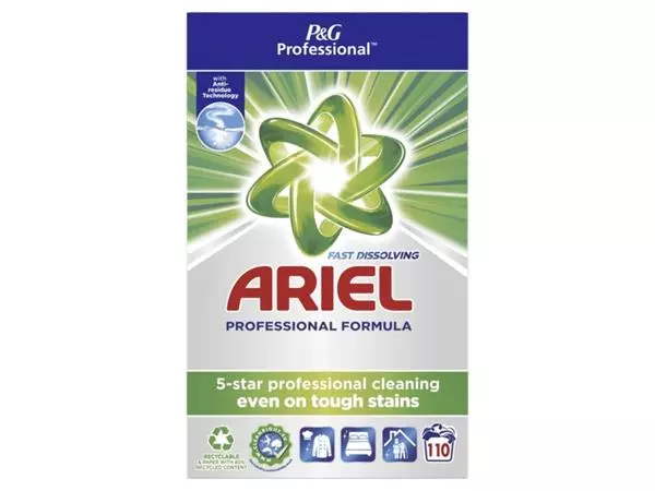 Een Wasmiddel Ariel regular poeder 7.15kg 110 scoops koop je bij All Office Kuipers BV