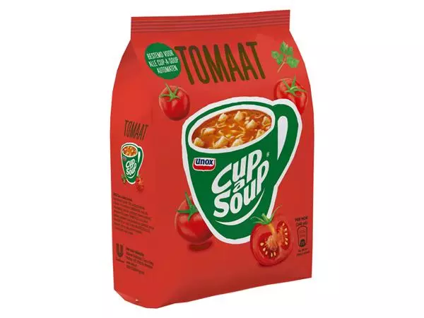 Een Cup-a-Soup Unox machinezak tomaat 140ml koop je bij Egner kantoorspecialisten