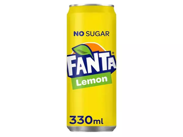 Een Frisdrank Fanta lemon zero blik 330ml koop je bij All Office Kuipers BV