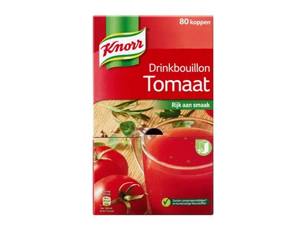 Een Drinkbouillon Knorr tomaat koop je bij Kantoorboekhandel Van Atten