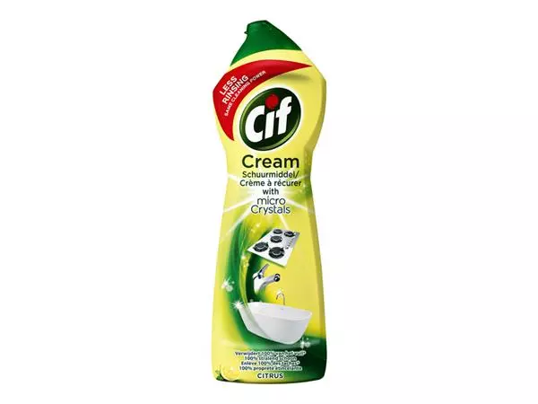 Een Schuurmiddel Cif citroen 750ml koop je bij All Office Kuipers BV