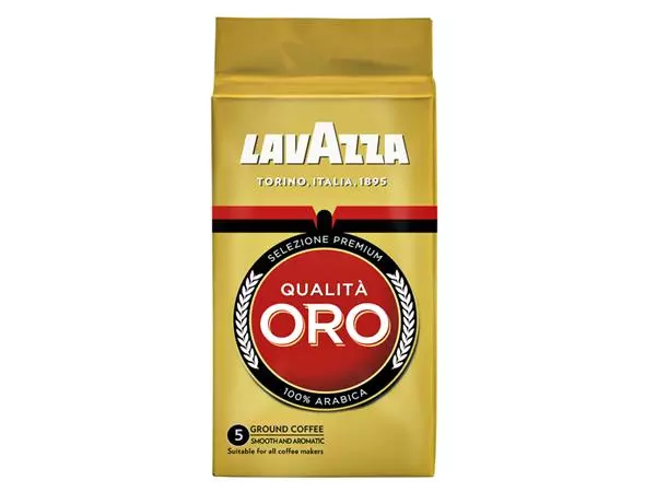 Een Koffie Lavazza gemalen Qualita Oro 250gr koop je bij Kantorice office & business supplies