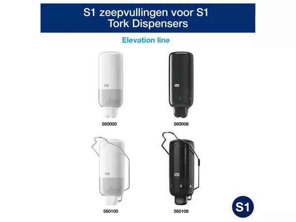 Een Handzeep Tork S1 mild geparfurmeerd parelwit 1000ml 420501 koop je bij Friese Schrijfkamer