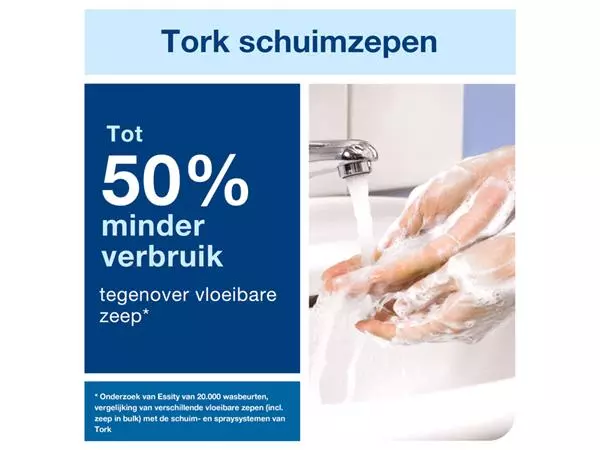 Een Zeepdispenser Tork S4 Elevation modern design wit 561500 koop je bij Continu Kantoor